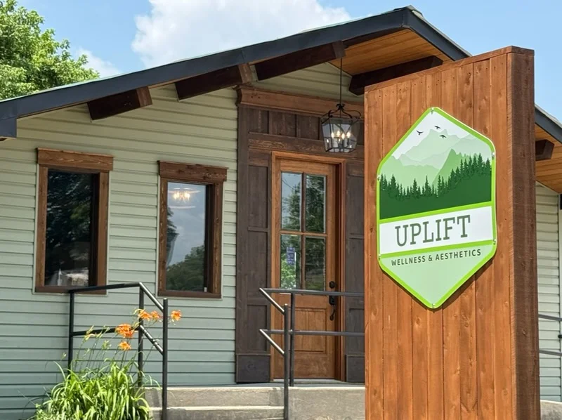 Medical spa treatment room at Uplift Wellness & Aesthetics in Monteagle, TN