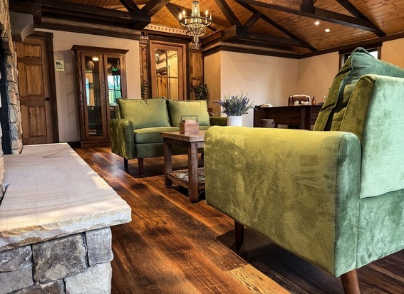Uplift Wellness & Aesthetics interior in Monteagle, TN